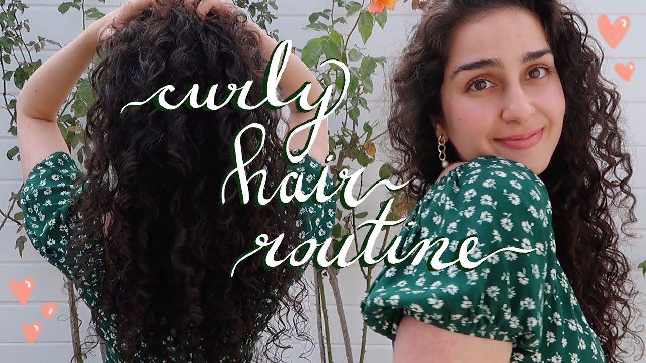 my (very simple) curly hair routine ✨