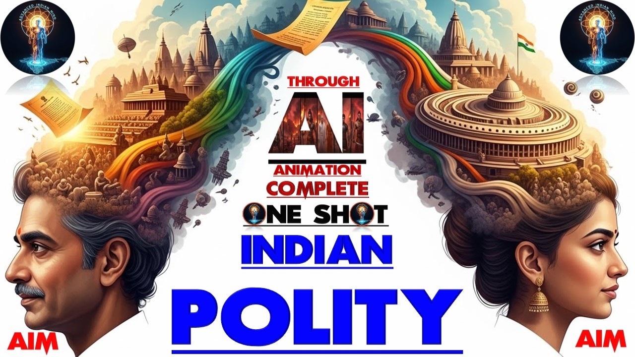 Complete Indian Polity Like Never Before! AI Animation Crash Course for SSC CGL, SSC CHSL, UPSC 2026