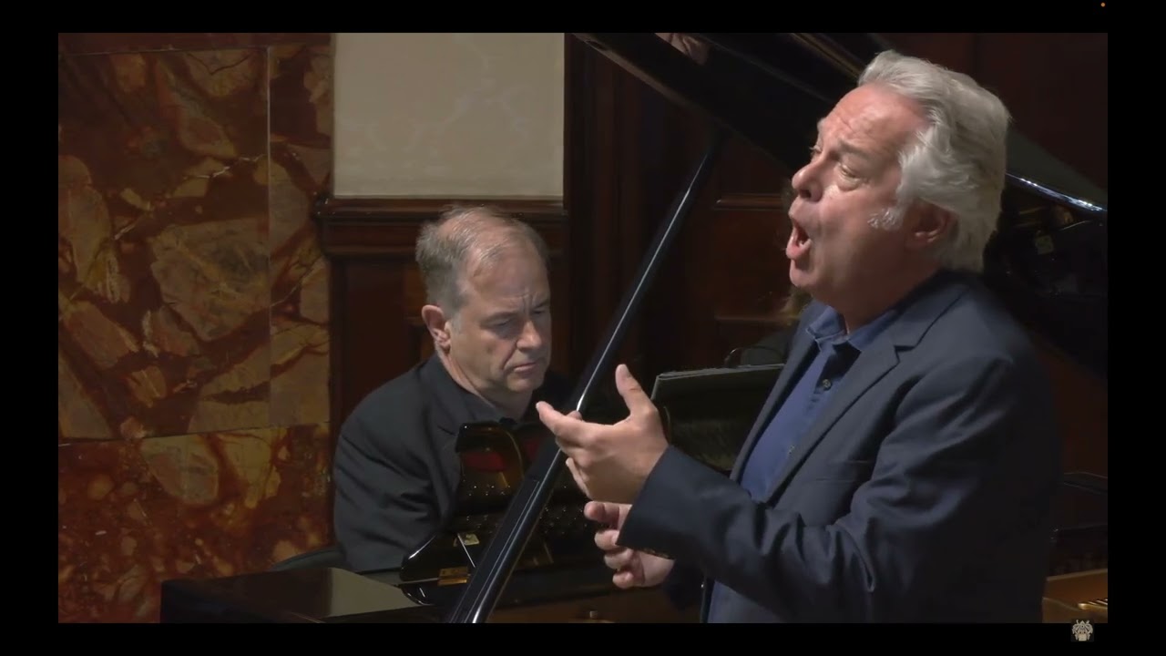 Brahms: Feldeinsamkeit, Christoph Prégardien tenor; Julius Drake piano