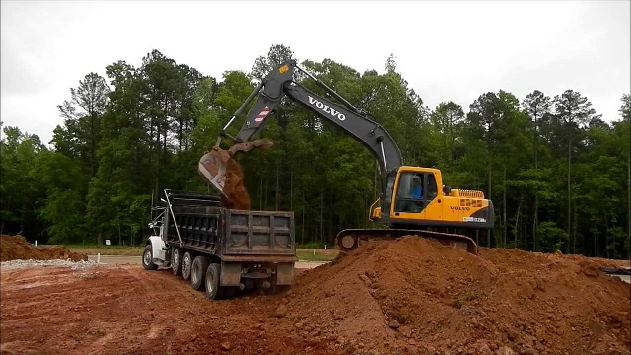Excavator Loading out Quads