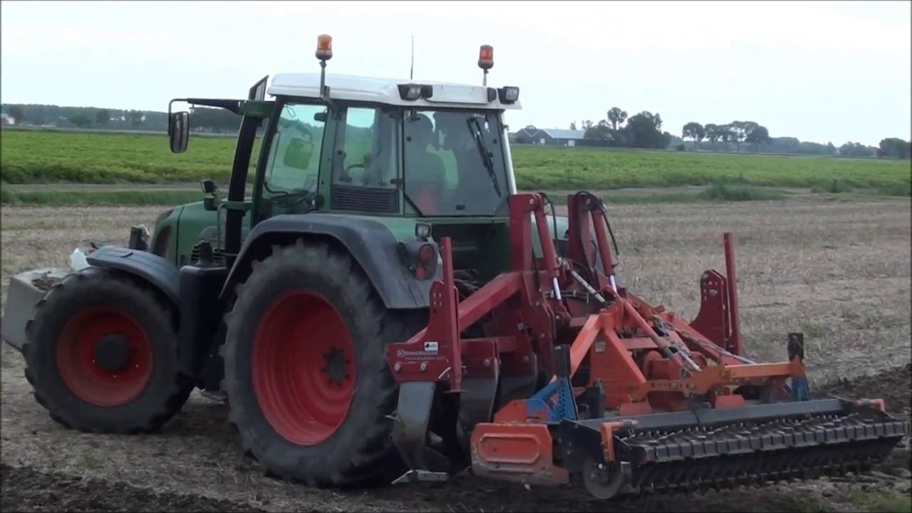 Fendt 716 met Kongskilde paragrubber en Maschio kopeg