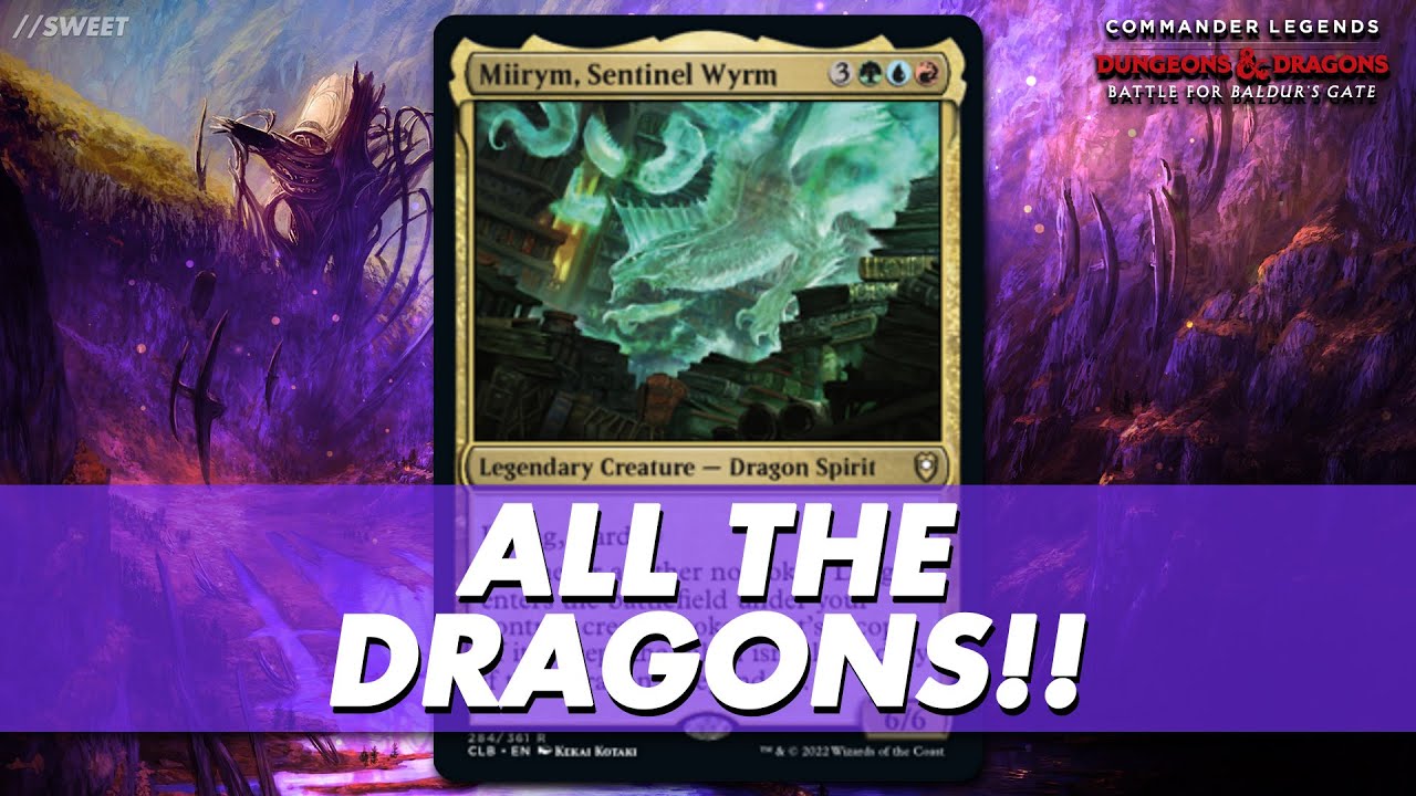 Miirym, Sentinel Wyrm - Battle for Baldur's Gate Commander Deck Tech