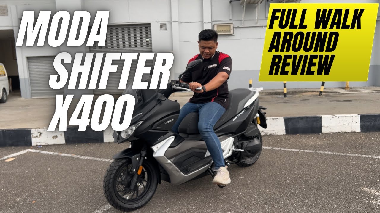 MODA SHIFTERX400 FULL REVIEW- moto yang selesa habis untuk ride bedua… 