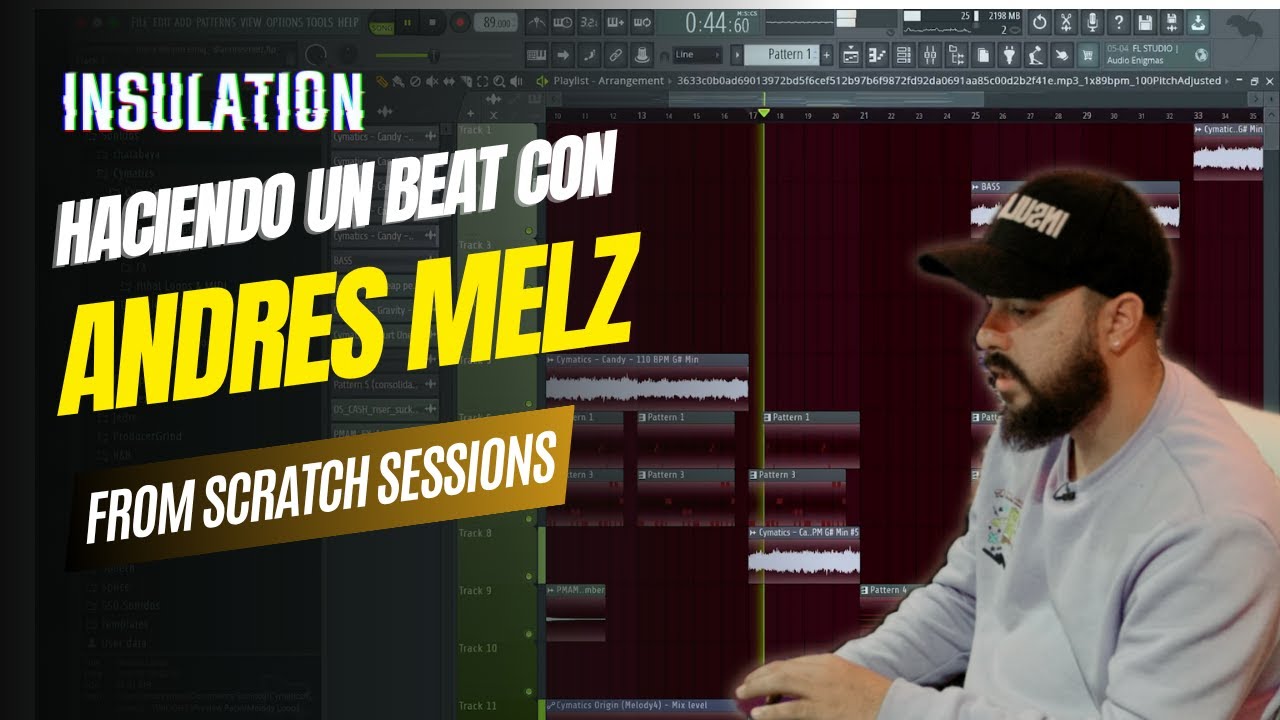 Andres Melz haciendo un ritmo desde 0 | From Scratch Sessions