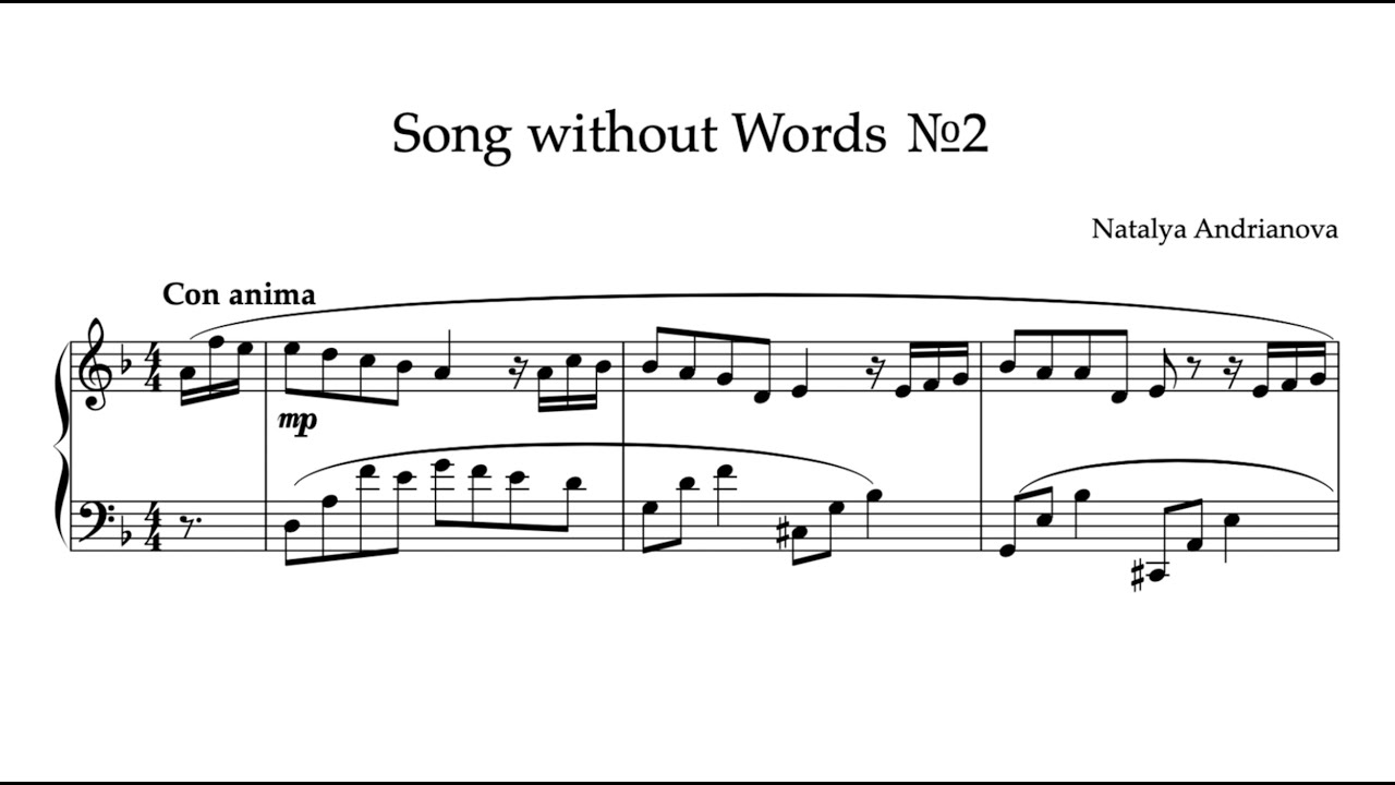 Song Without Words №2