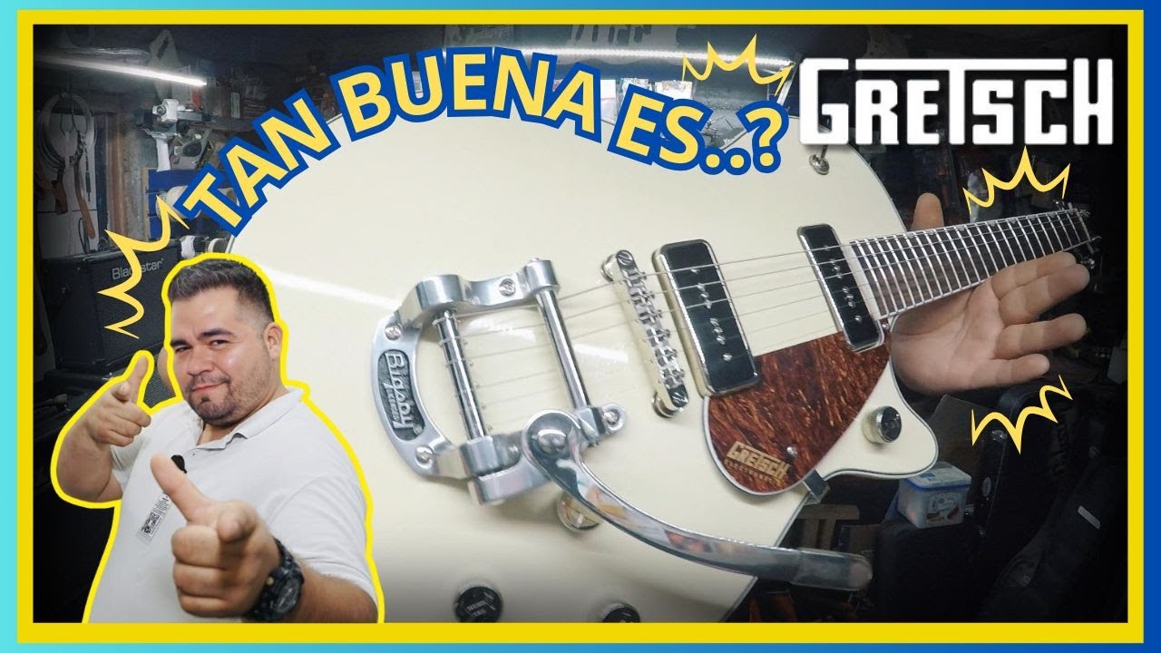 REVIEW EN ESPAÑOL GRETSCH G5210T -P90 ELECTROMATIC JET TWO 90 VINTAGE WHITE VALE LA PENA?