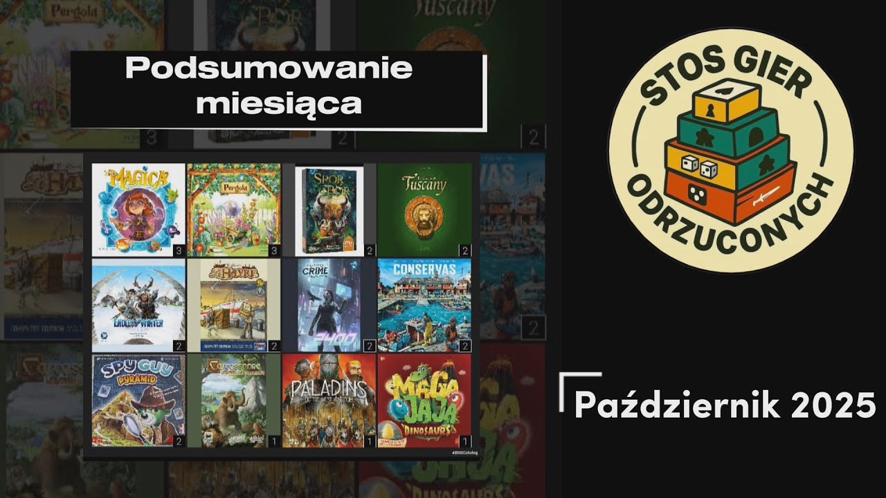 Podsumowanie miesiąca #3 | Październik 2025 | Stos Gier Odrzuconych