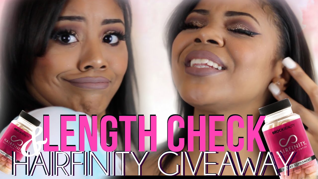 Natural Hair Length Check & HAIRFINITY GIVEAWAY !!  (CLOSED)