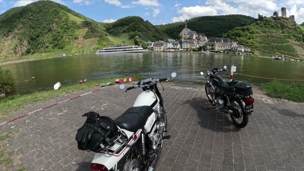 Two Nortons To Cochem With Map