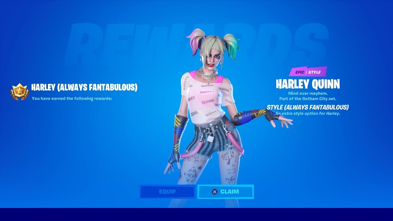 HOW TO GET HARLEY QUINN SKIN IN FORTNITE!