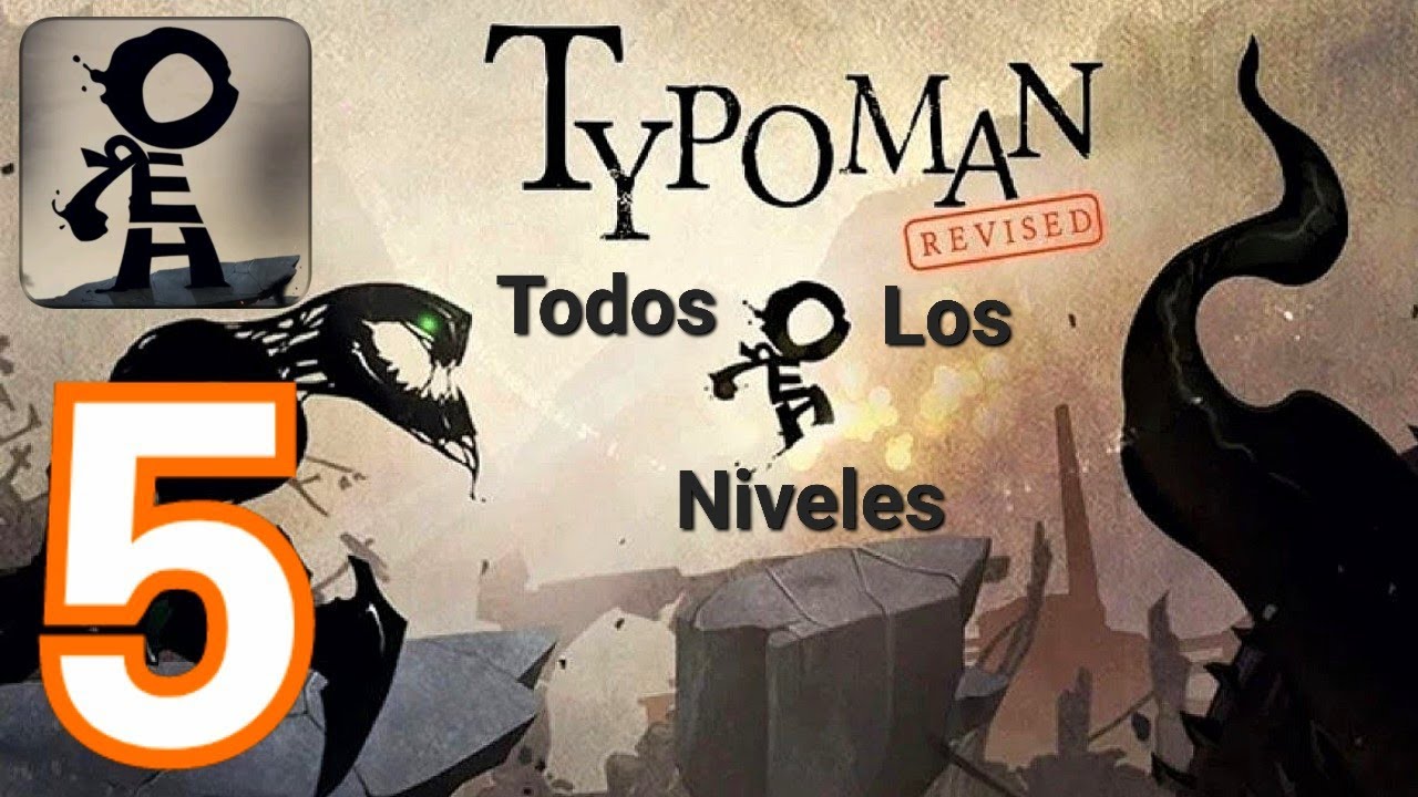 Typoman-(Gameplay 5)-Todos Los Niveles -Juego Completo-