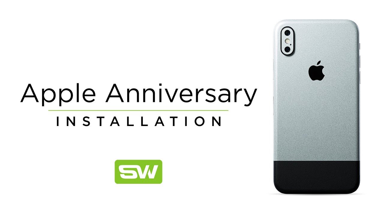 Slickwraps iPhone Anniversary Wrap Installation Video