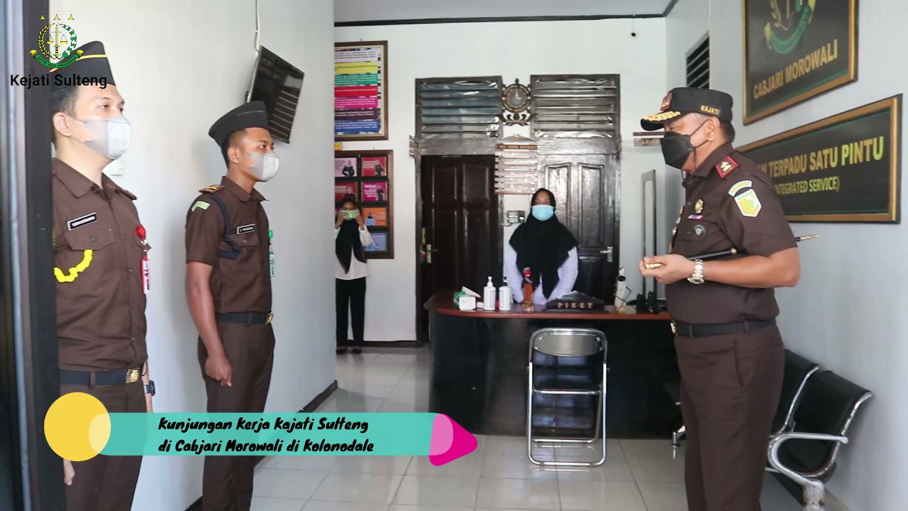 KUNJUNGAN KERJA KAJATI SULTENG DI KEJAKSAAN NEGERI MOROWALI