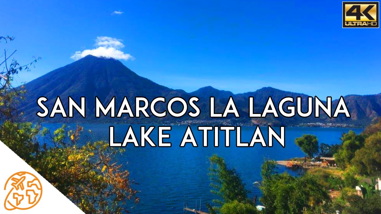 San Marcos La Laguna Lake Atitlan 4k Guatemala Hippie Town Travel Video Show