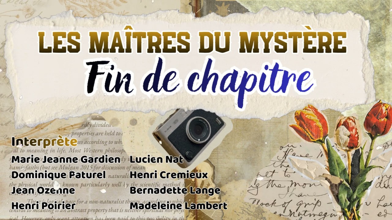 Les Maîtres du mystère - Fin de chapitre