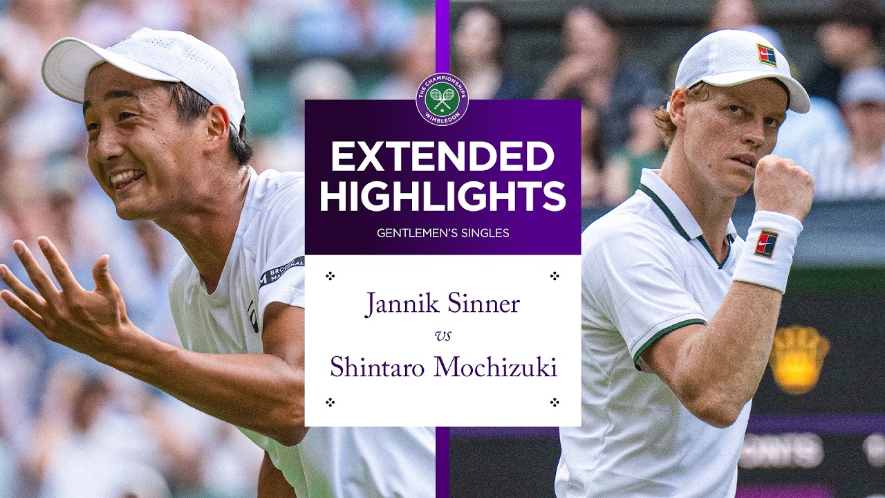Fantastic display! 🔥 | Jannik Sinner vs Shintaro Mochizuki | Extended Highlights | Wimbledon 2026