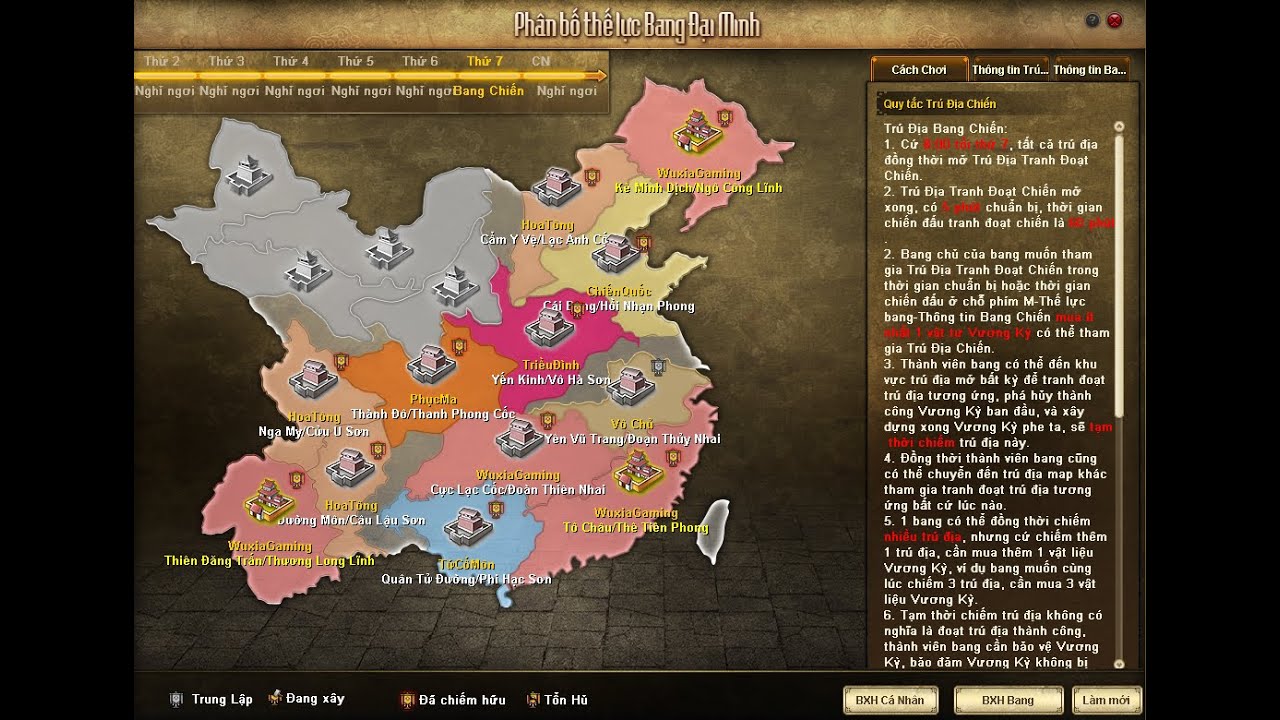 [CACK]Warbase 10/1:WX tiễn mấy thằng team Dương lên đường =))