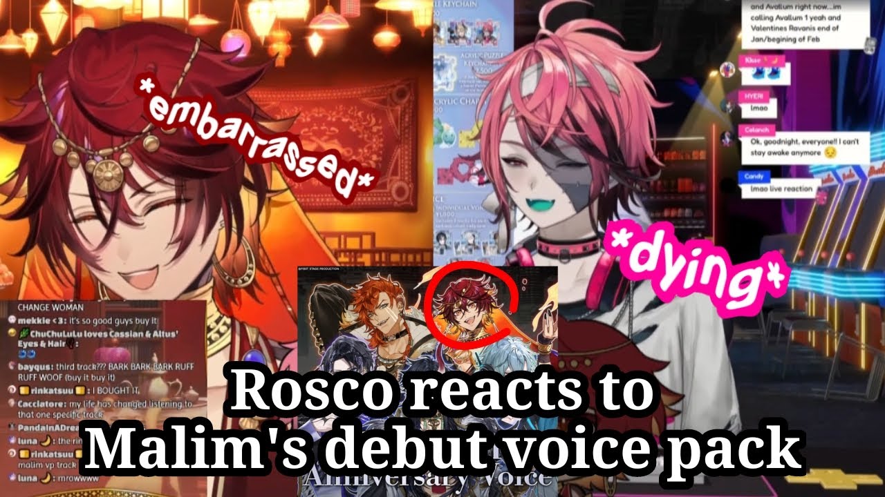 Rosco reacts to Malim's debut voice pack and it's hilarious