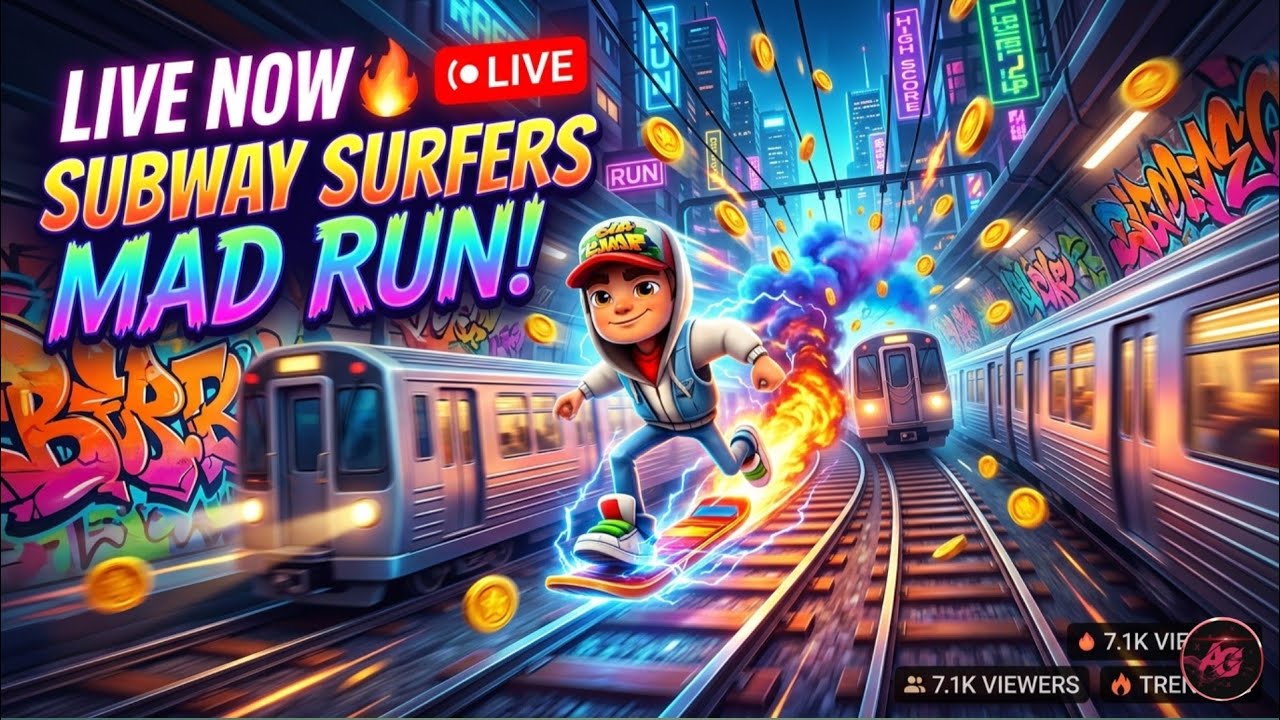 🔴 LIVE 🔥 Subway Surfers High Score Challenge 😱 Unlimited Run | India Noob to Pro Gameplay #livenow