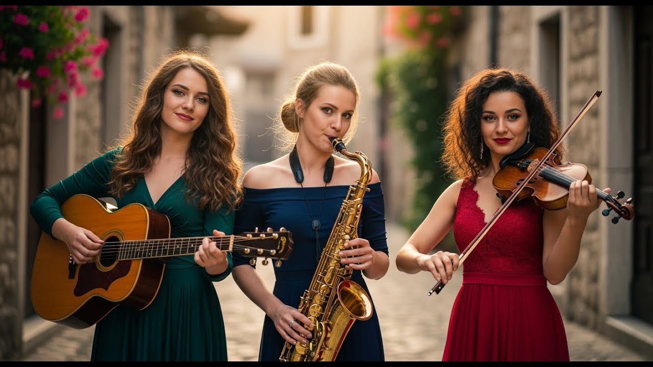 Relaxing Fusion Flamenco Guitar, Saxophone & Violin