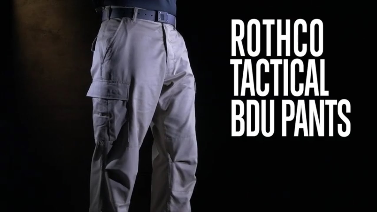 Tactical BDU Pants - Rothco Product Breakdown
