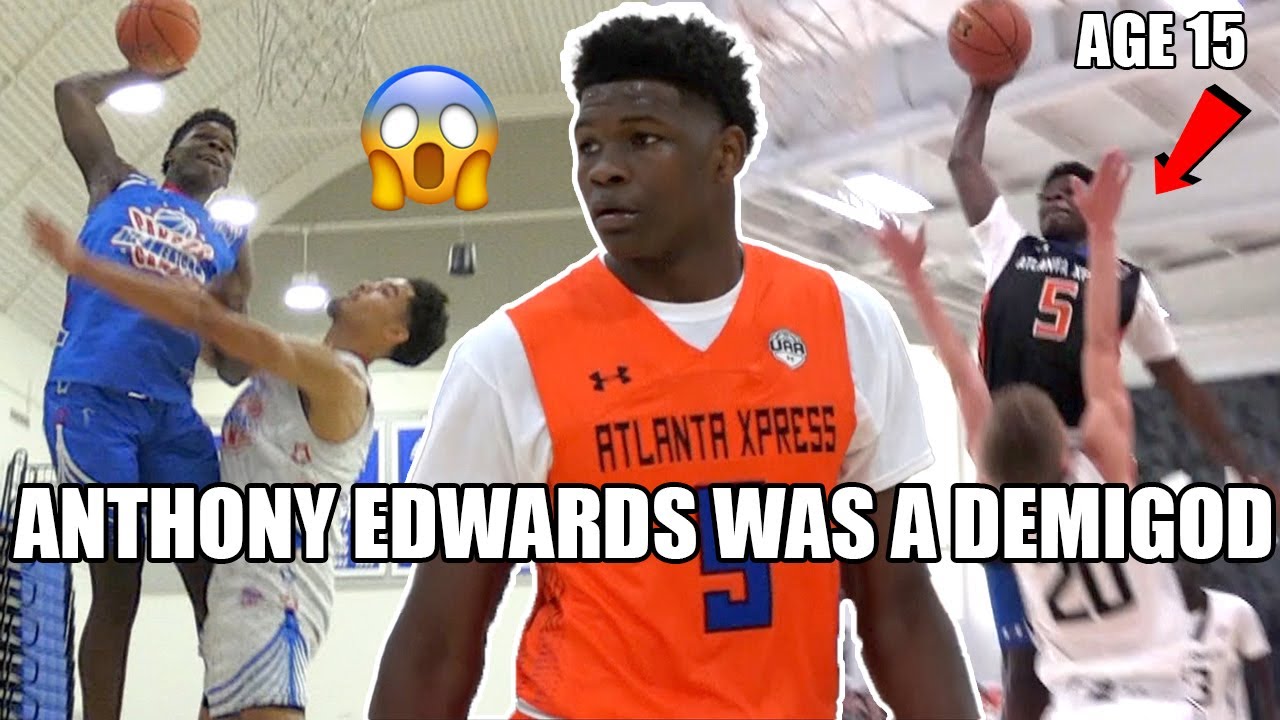 8 MINUTES OF ANTHONY EDWARDS LOOKING LIKE A DEMIGOD IN HIGH SCHOOL!