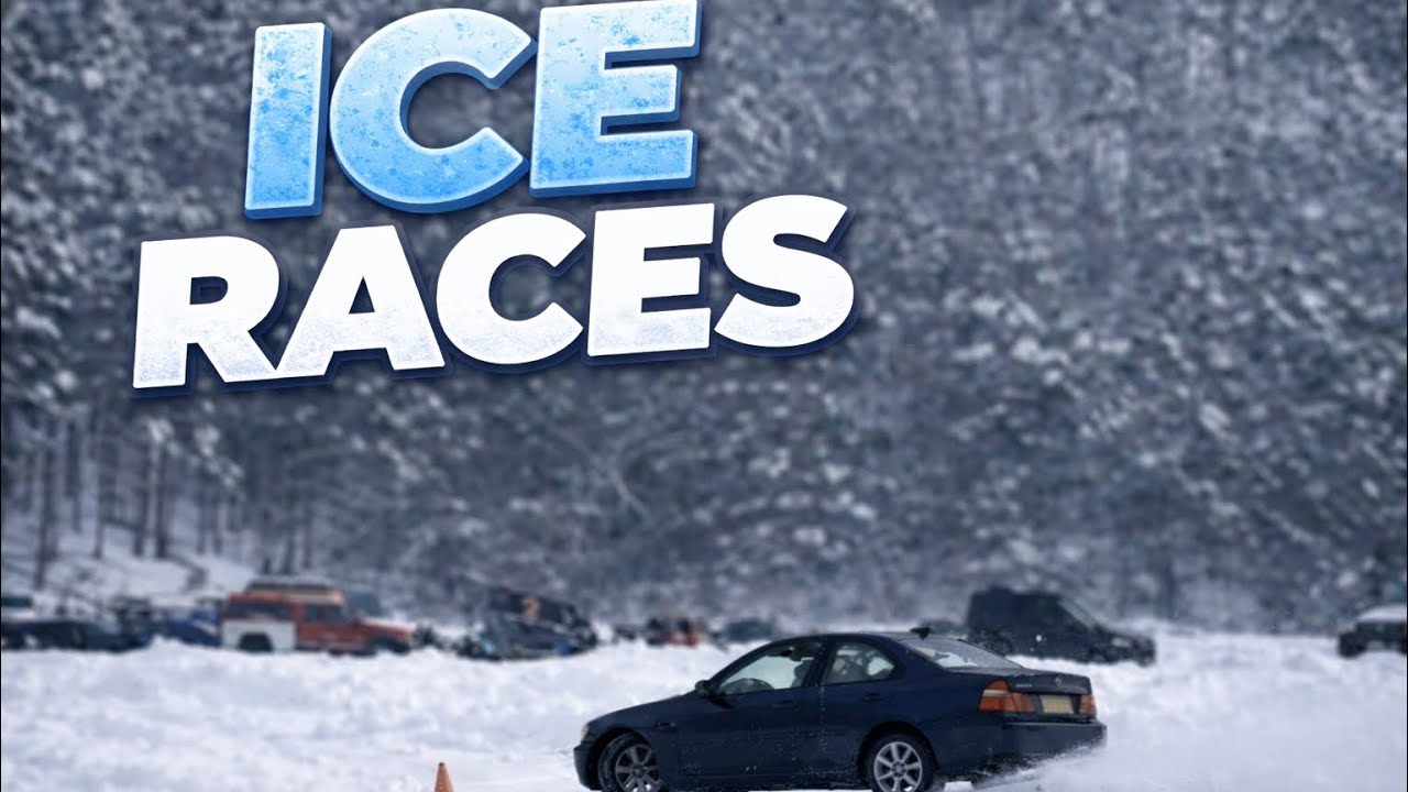 ICE RACES!!! In Lake Luzurne