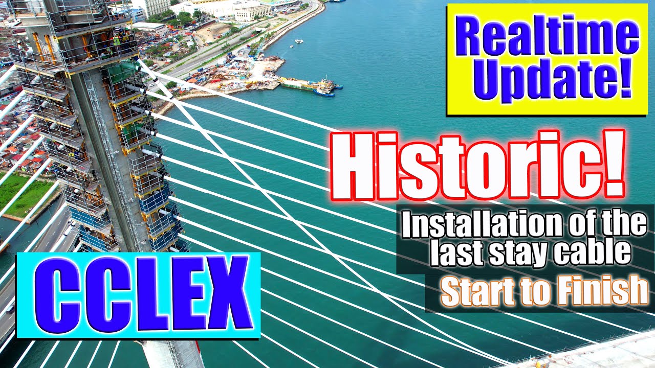 CCLEX Update September 11, 2021 (56 stay cables complete, gap close but not  yet connect)