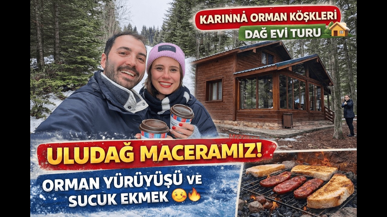Uludağ'da Bir Gece: Karinna Dağ Evleri & Sucuk Ekmek Keyfi 🌭🏠