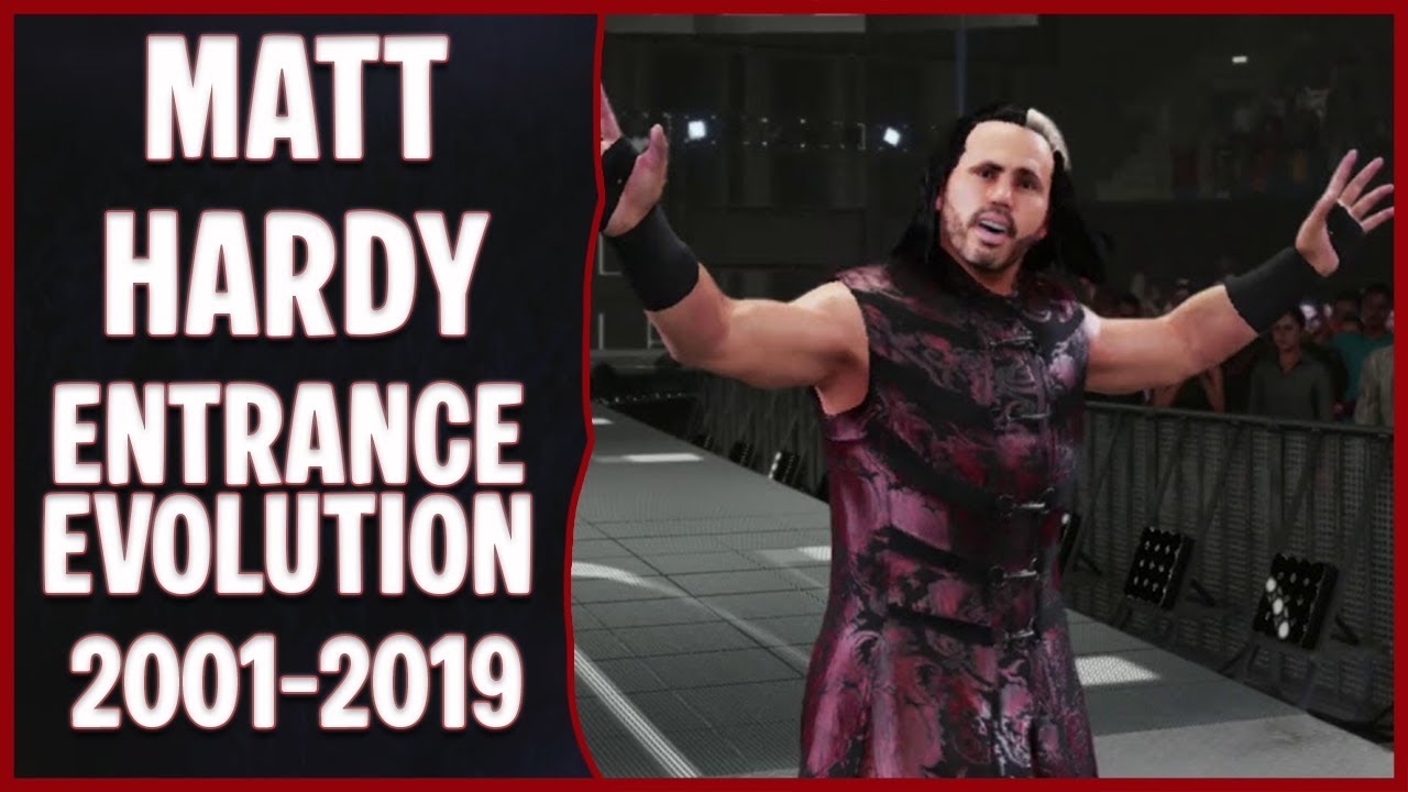 Matt Hardy Entrance Evolution - WWE Games (From Smackdown JBI to WWE 2K20)
