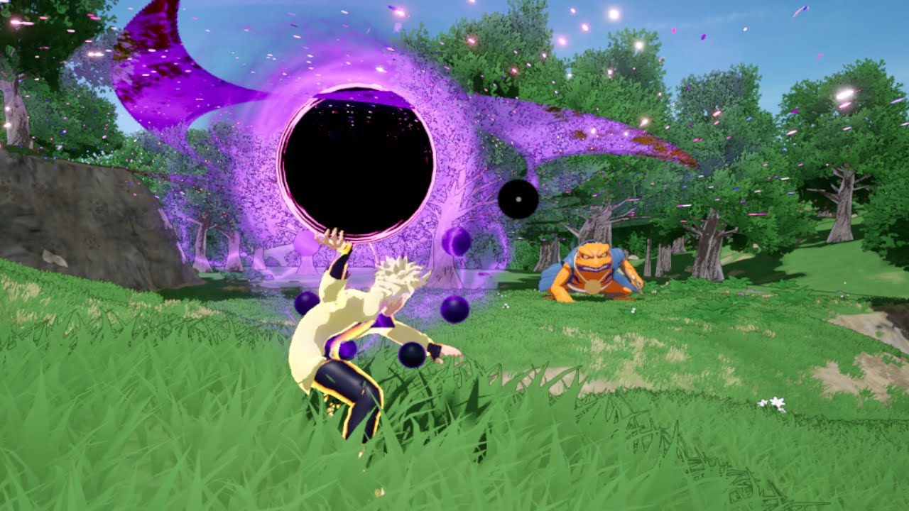 Playing the NEW OPEN WORLD Naruto Game