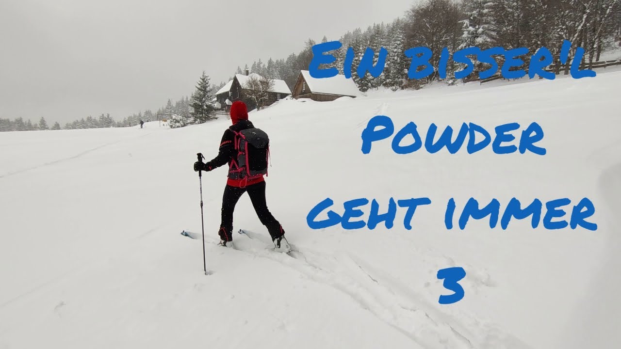 Ein bisser'l Powder geht immer 3 - Unterberg Skitour