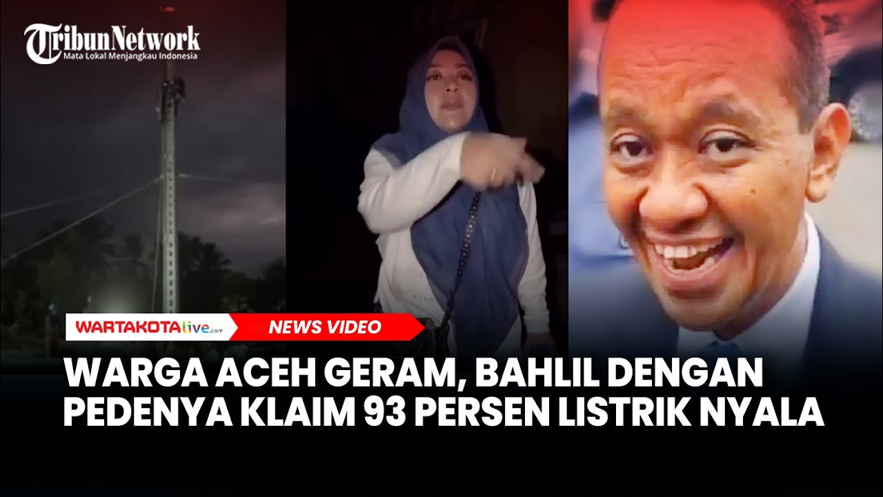 Warga Aceh Geram, Bahlil dengan Pedenya Klaim 93 Persen Listrik Nyala