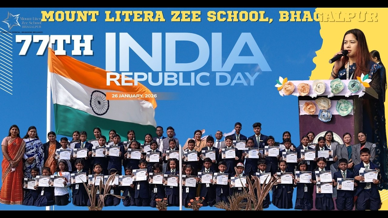 PRIZE DISTRIBUTION | 77TH REPUBLIC DAY 26 JANUARY 2026 |  Mount Litera Zee School - Bhagalpur