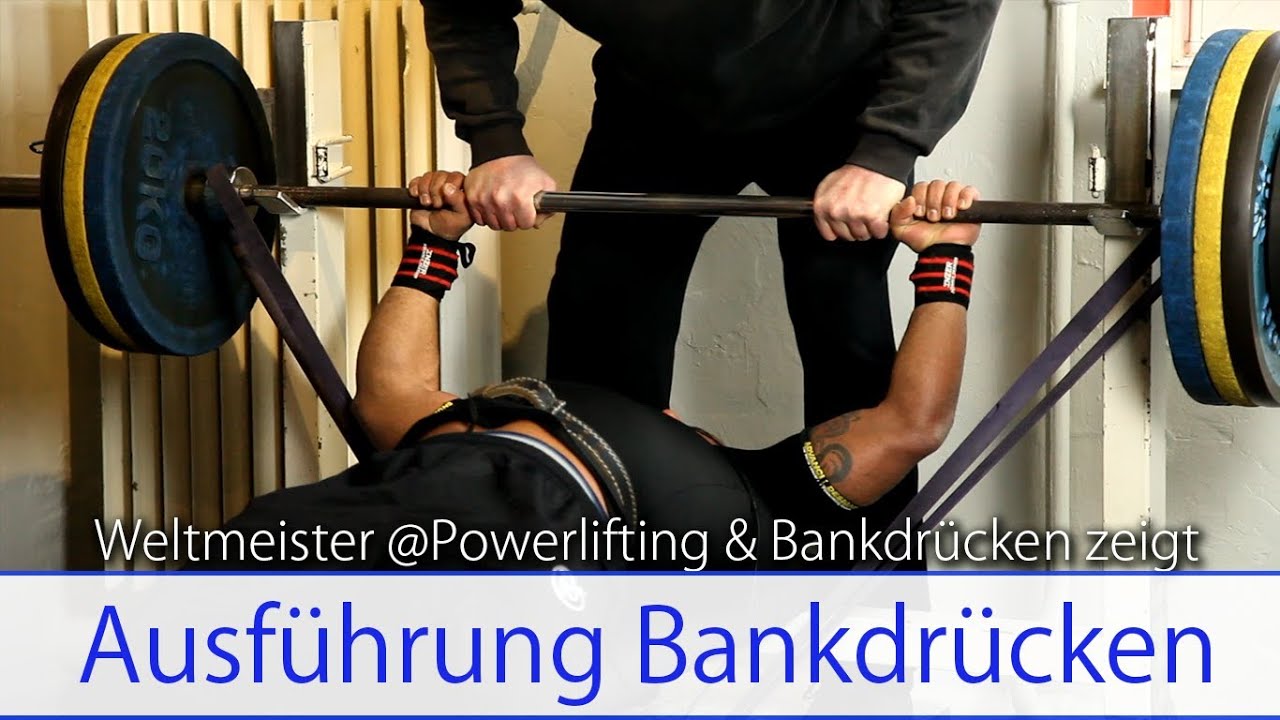 BANKDRÜCKEN ANLEITUNG - korrekte Ausführung, eine starke Brust, und mehr Sicherheit | SHERRYPOWER.DE