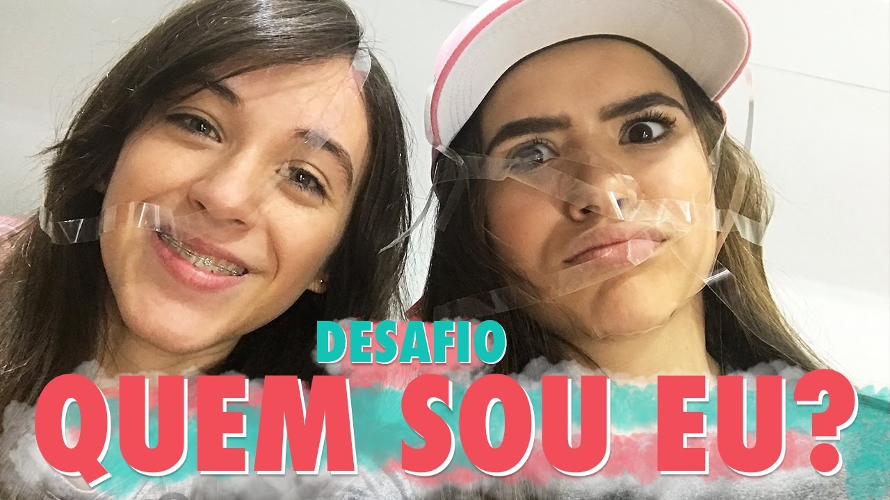 DESAFIO QUEM SOU EU? ft. Carol Santina