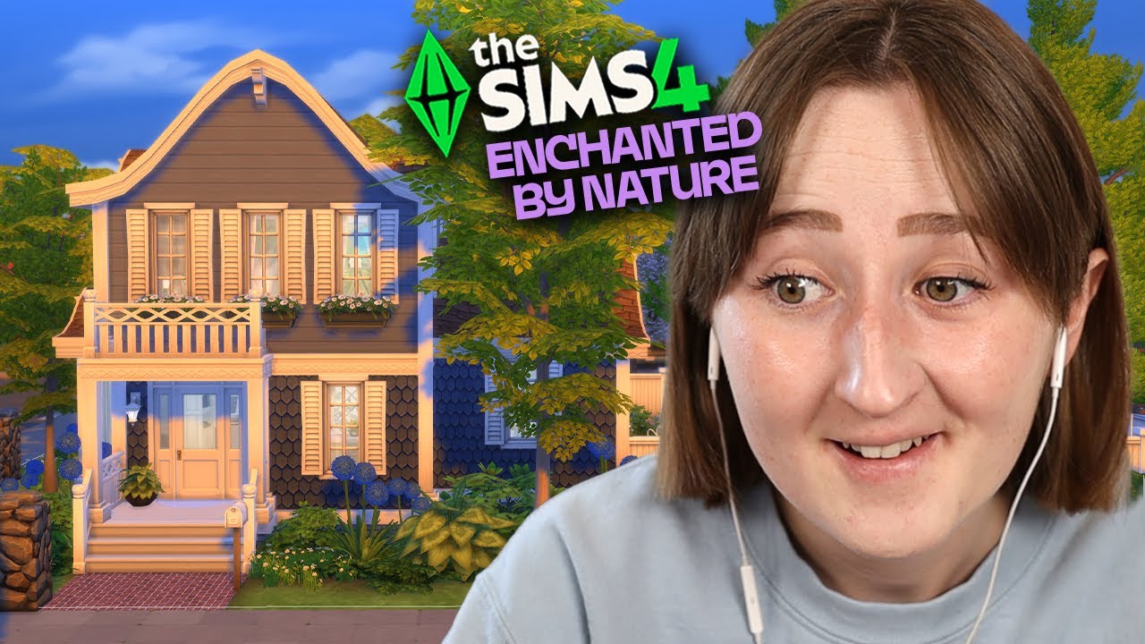 I tried building a *normal house* with The Sims 4: Enchanted By Nature