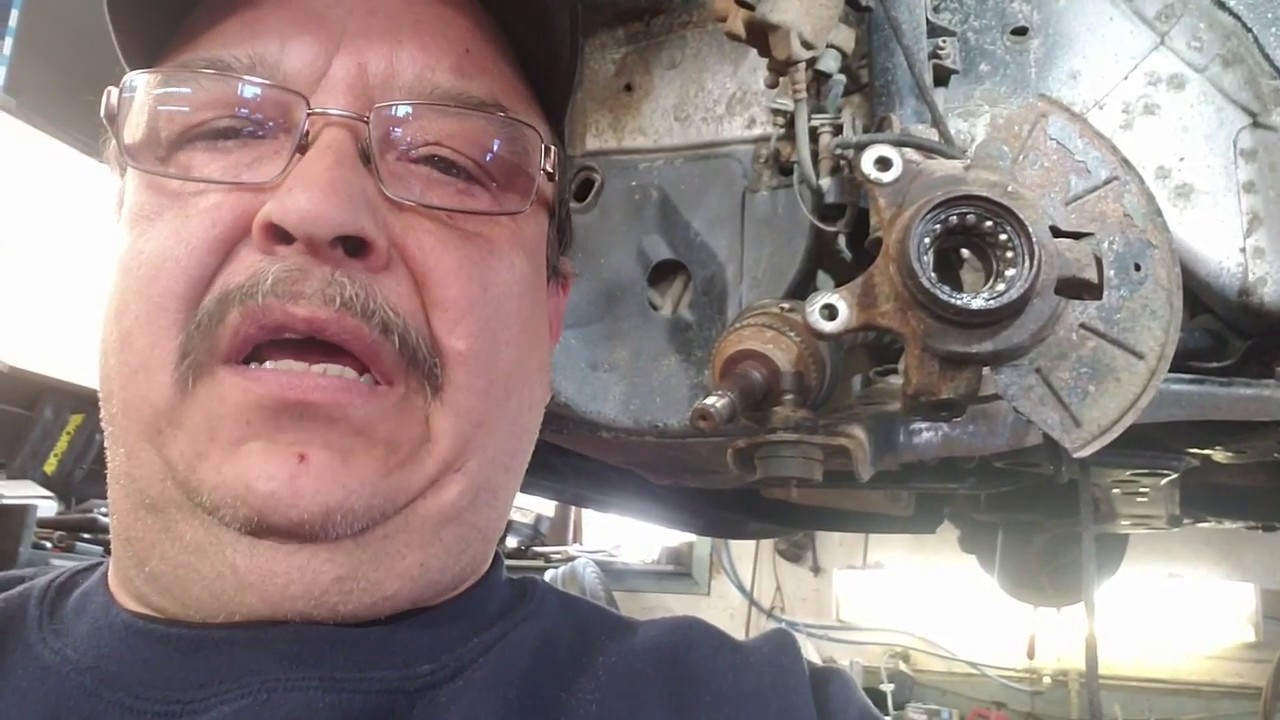 Stuck wheel bearing extraction made easy