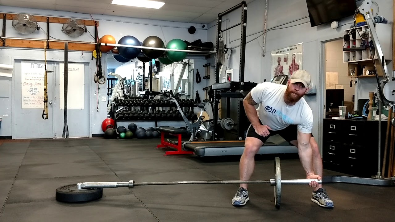 Landmine Deadlift to Rotational Press