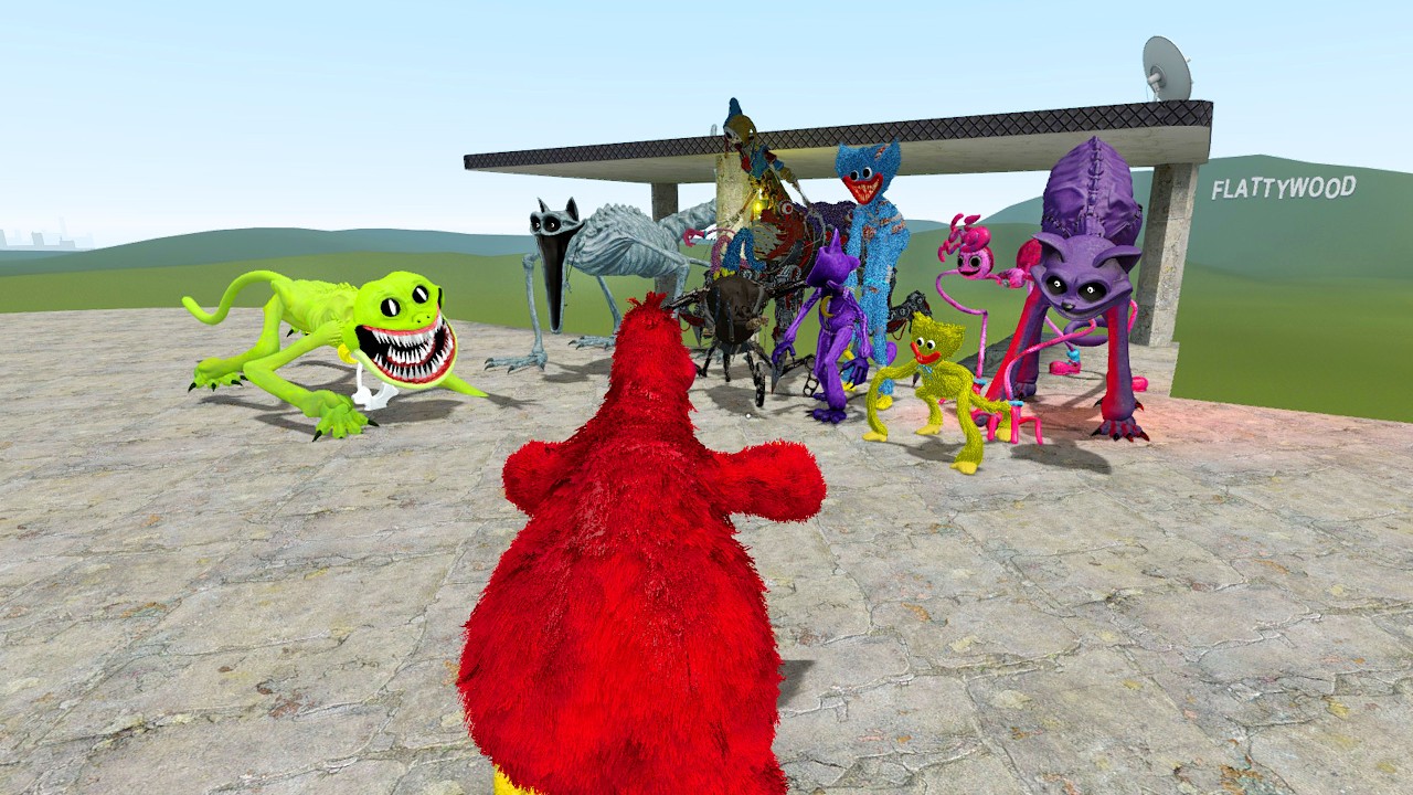 i became chum Surviving Chapter Monsters Poppy Playtime | Garry's Mod