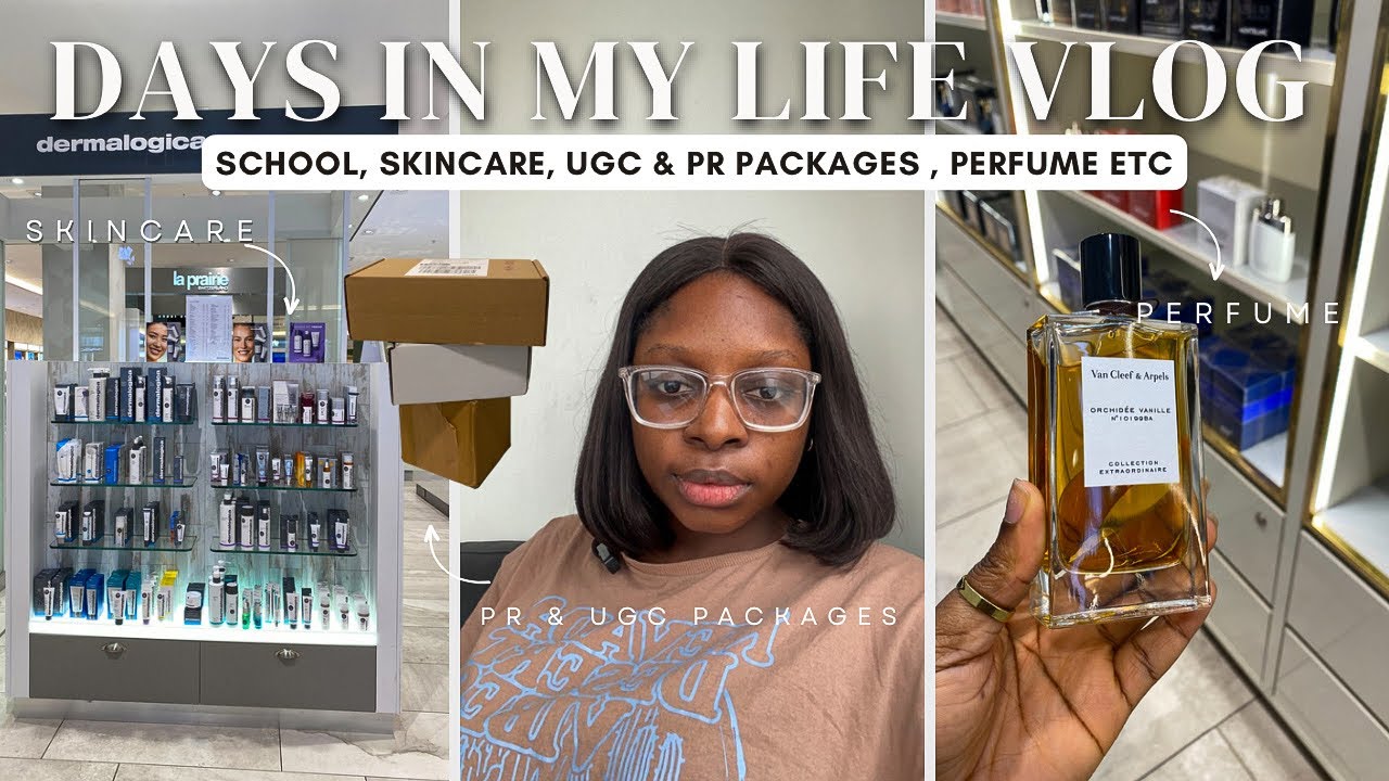 DAYS IN MY LIFE VLOG | SCHOOL + UGC & PR PACKAGES + ERRANDS ETC | ORE LAWAL