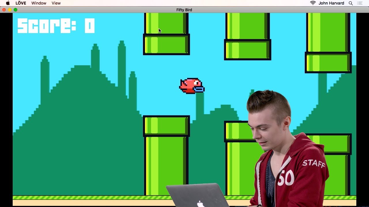 Flappy Bird - Lecture 1 - CS50's Introduction to Game Development 2018