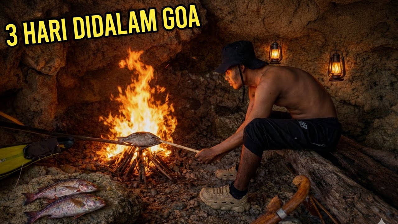 3 Hari Berpetualang & Bermalam Didalam Gua Sendirian