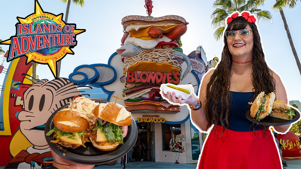 Сэндвич в Islands of Adventure 🥪 Обзор еды в Universal Orlando от Blondie's