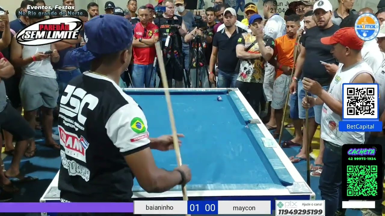 não precisava disso ...Baianinho  X Maycon... 40 mil quem bate 10