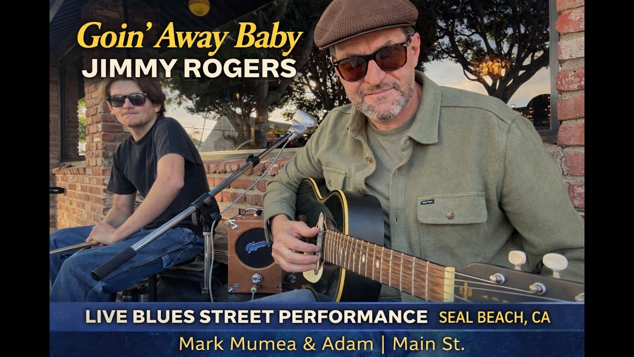 Goin’ Away Baby – Джимми Роджерс | Уличное блюзовое выступление | Сил-Бич, Калифорния