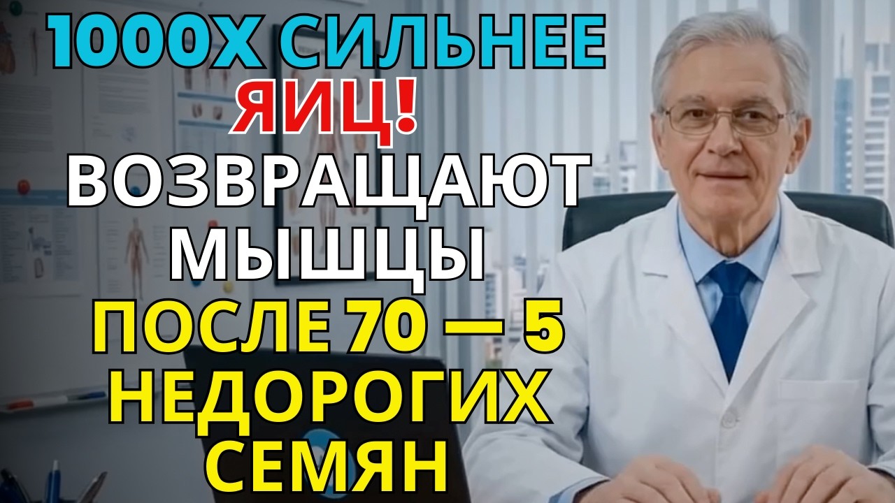 После 70 яйца уже не так полезны: 5 дешёвых семян могут быть сильнее мяса | ПАМЯТЬ И МОЗГ