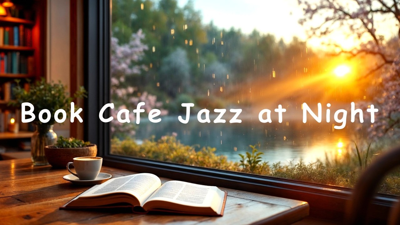 Забронируйте Café Jazz у озера | Дождливый закат, уютное чтение.