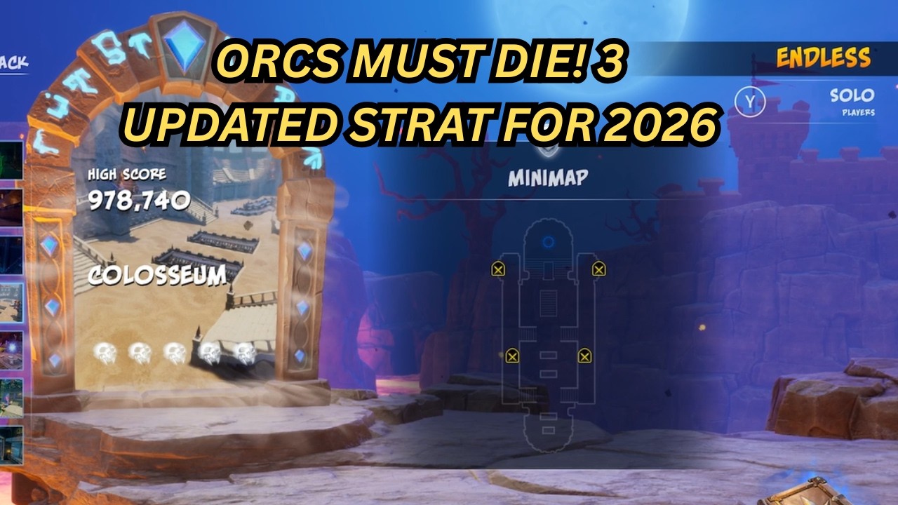 Orcs Must Die! 3 - Colosseum - Endless - Easy 5 Skulls (update 2026)