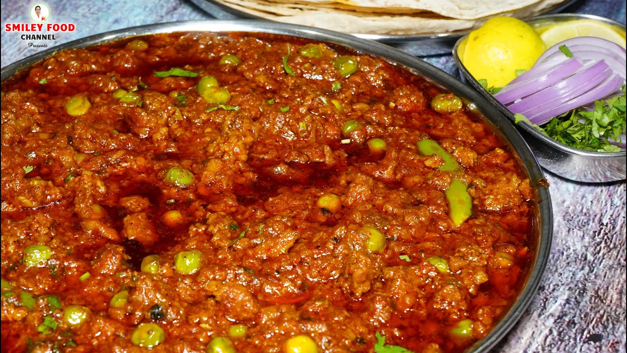 Keema Matar Recipe in Hindi | हरे मटर वाला कीमा | Winter special Mutton Kheema by Smiley Food
